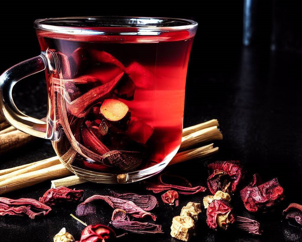 Tisana natural Ponche de Frutas sin azúcar añadida, sin saborizantes, conservadores ni colorantes; mezcla artesanal de frutas deshidratadas con un sabor auténtico, ideal para disfrutar caliente o fría